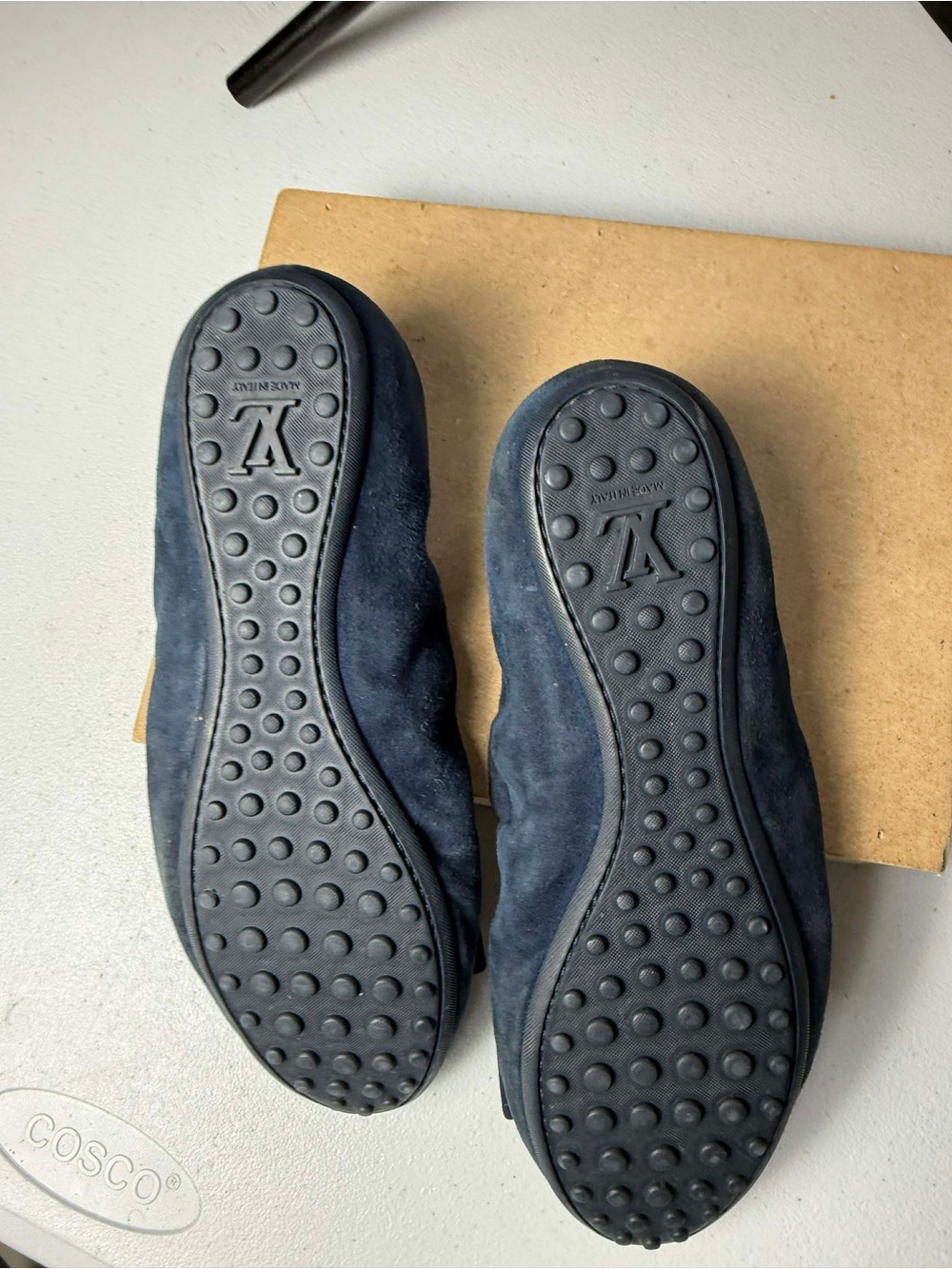 LOUIS VUITTON Moccasin
Loafers Bllerina Flat Europe Sz
39 / US 9 Blue Suede - Picture 8 of 12